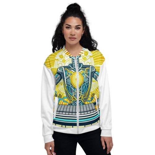 Beat Master AI Me_IRL Unisex Bomber Jacket