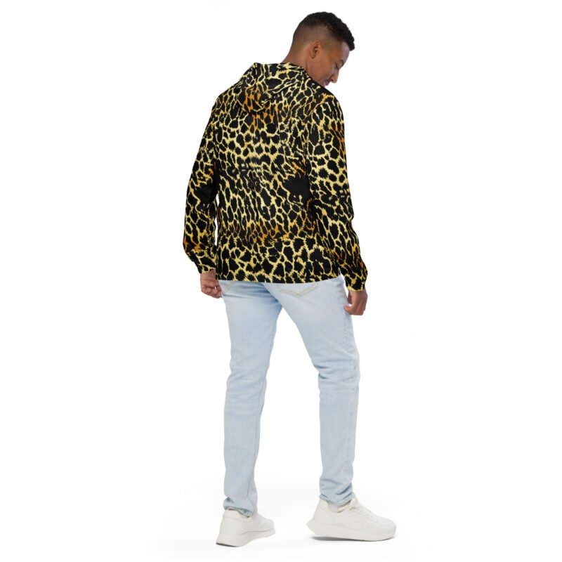 DeliStyle Leopard Skin Men’s windbreaker - Image 3