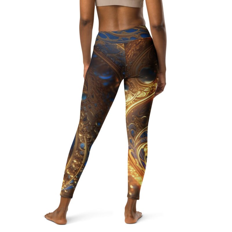 Pearl & Gold Yoga Leggings - Image 2