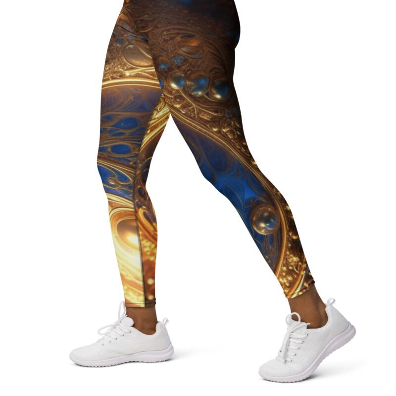 Pearl & Gold Yoga Leggings - Image 3