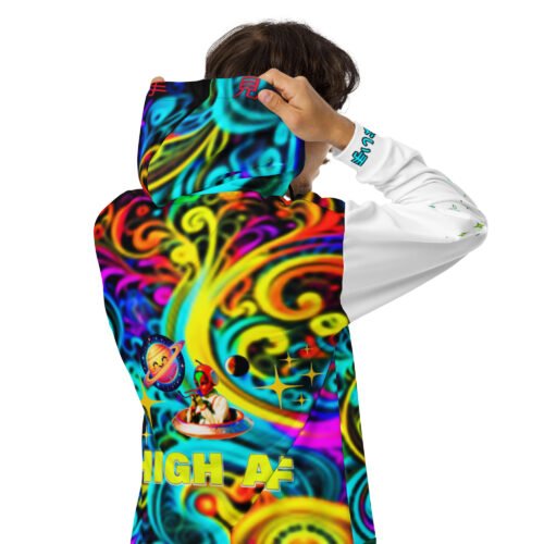 High AF Ufo zip hoodie