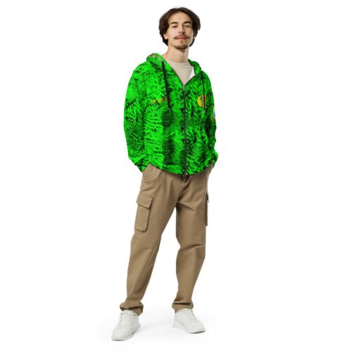 Me In Real Life APS Parody Green zip hoodie