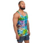 Ronin Bฤsu Blue Rizz Tank Top