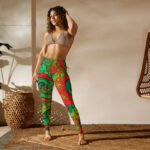 Electric Lemonade Paisley Leggingss